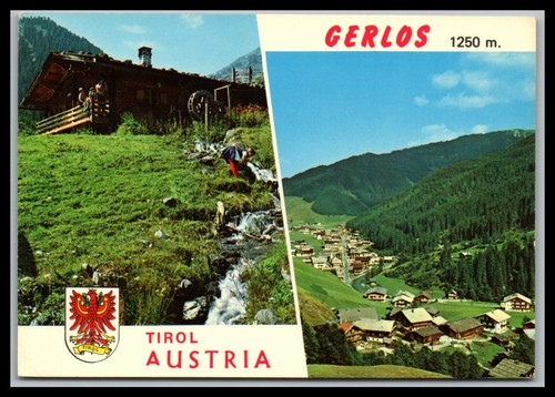 Ansichtskarte gerlos tirol - ansichtskarte, /
