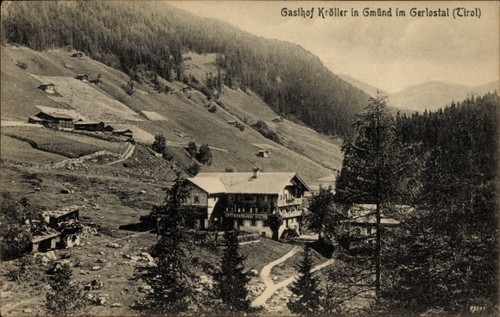 Gmünd gerlos zillertal - ak,
