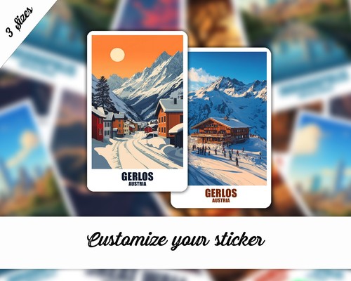Gerlos aufkleber österreich - gerlos,