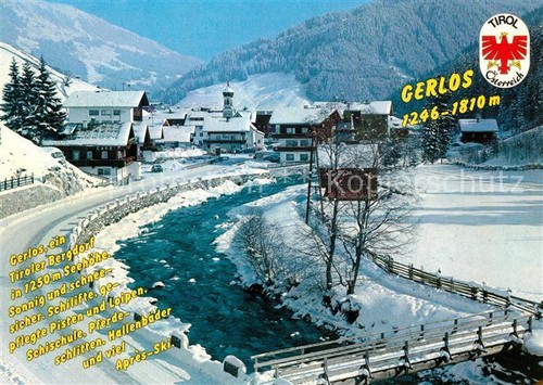 Gerlos winterpanorama alpen - gerlos,