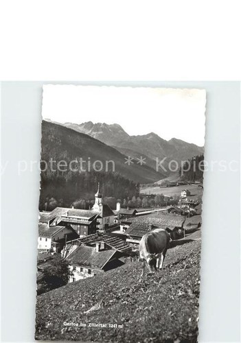 Gerlos ortsansicht mit - gerlos,