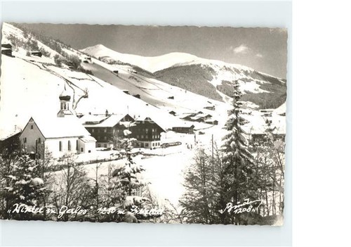 Gerlos dorfpartie kirche - gerlos,