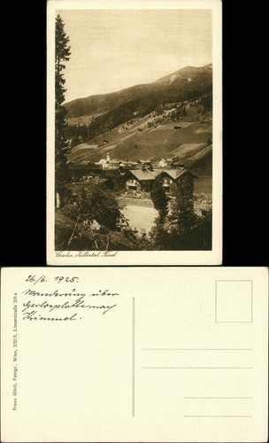 Ansichtskarte gerlos zillertal - ansichtskarte,