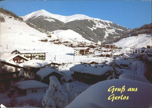 Gerlos winter ortsansicht - gerlos,