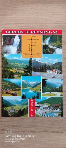 Postkarte gerlos alpenstrasse - postkarte,