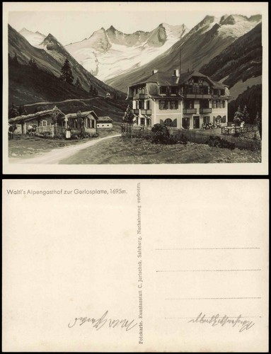 Ansichtskarte gerlos waltl - ansichtskarte, waltl's