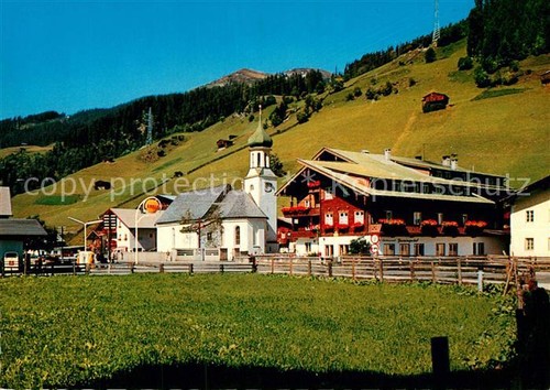 Gerlos ortsmotiv mit kirche - gerlos,